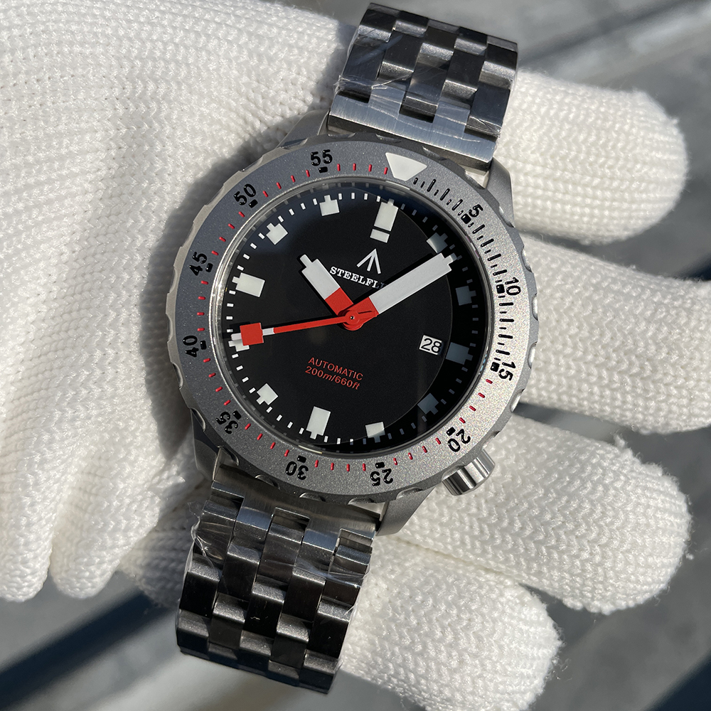 STEELFLIER Official SF752 Fashion Mechanical Wristwatch NH35 Movement Super BGW9 Luminous 20Bar Waterproof Luxury Dive Watches