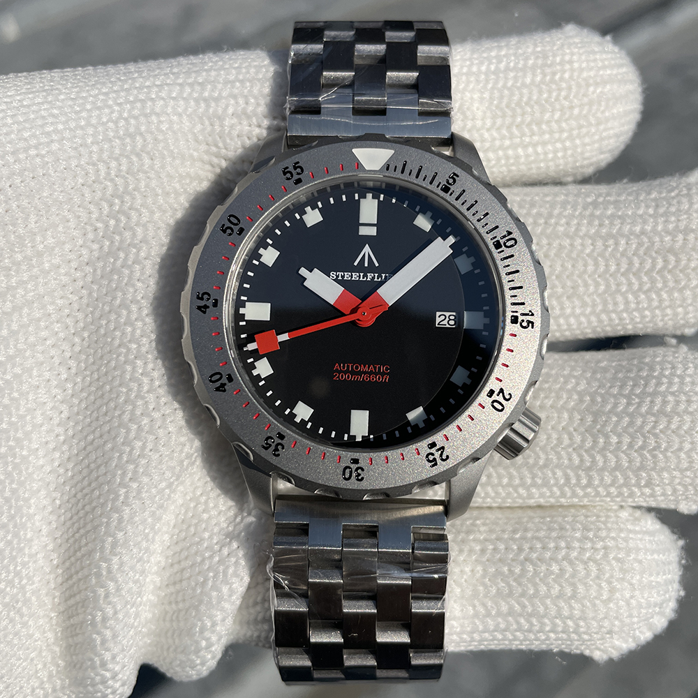 STEELFLIER Official SF752 Fashion Mechanical Wristwatch NH35 Movement Super BGW9 Luminous 20Bar Waterproof Luxury Dive Watches