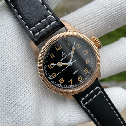 STEELFLIER Official SF741S Bronze Dive Pilot Sapphire Mirror Swiss Luminous 20Bar Waterproof VH31 Mute Movt Luxury Quartz Watch