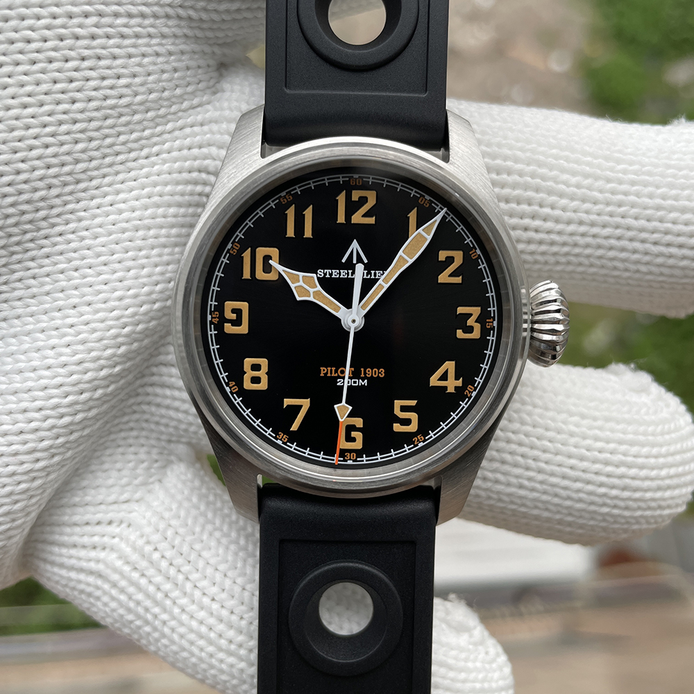 STEELFLIER Official SF740V New Quartz Wristwatch Super C3 Luminous 200M Waterproof VH31 Mute Movement Man Fashion Business Watch