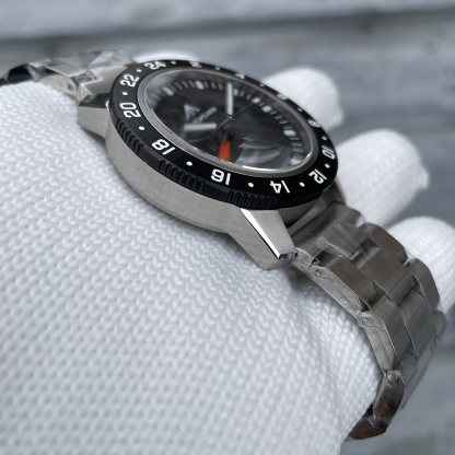 STEELFLIER Official SF793 Luxury GMT Mechanical Wristwatch Steel Bezel NH34 Movement Super Luminous 20Bar Waterproof Dive Watch