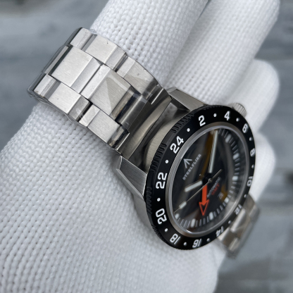 STEELFLIER Official SF793 Luxury GMT Mechanical Wristwatch Steel Bezel NH34 Movement Super Luminous 20Bar Waterproof Dive Watch