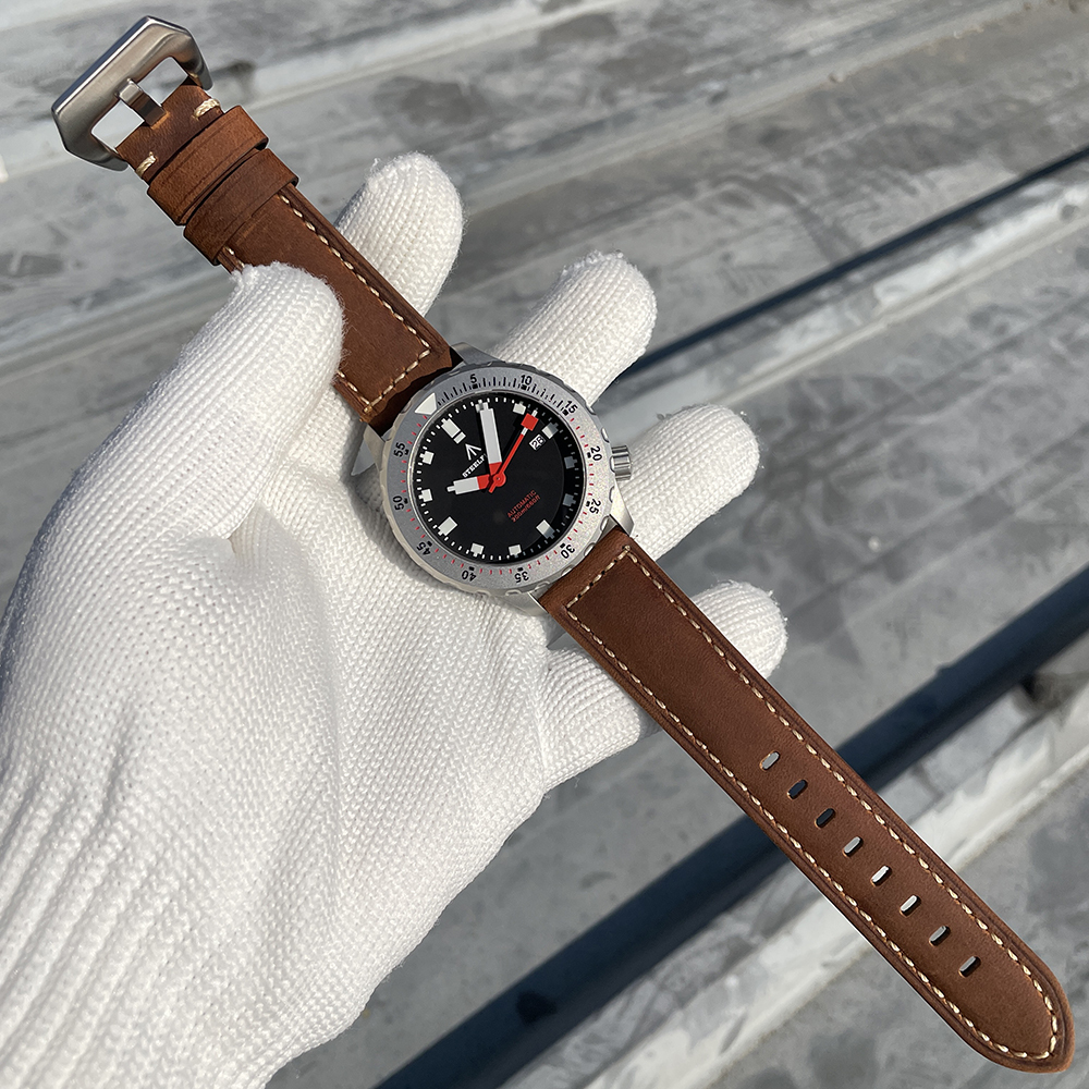 STEELFLIER Official SF752 Fashion Mechanical Wristwatch NH35 Movement Super BGW9 Luminous 20Bar Waterproof Luxury Dive Watches