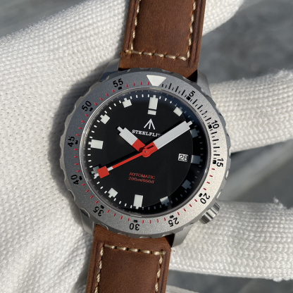 STEELFLIER Official SF752 Fashion Mechanical Wristwatch NH35 Movement Super BGW9 Luminous 20Bar Waterproof Luxury Dive Watches