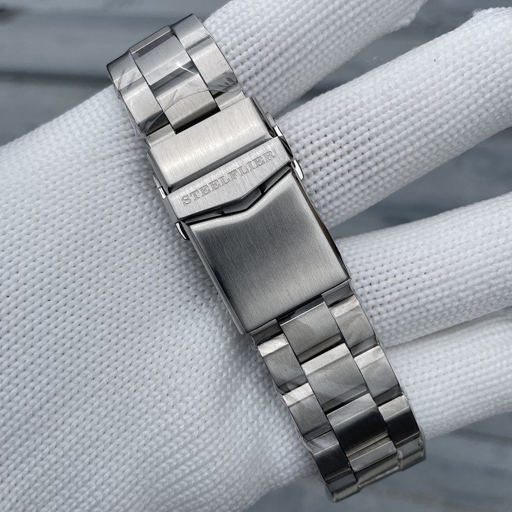 STEELFLIER Official SF793 Luxury GMT Mechanical Wristwatch Steel Bezel NH34 Movement Super Luminous 20Bar Waterproof Dive Watch