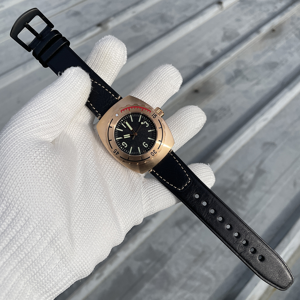 STEELFLIER Official SF769S Bronze Wristwatch Super Luminous 50Bar Waterproof NH35 Automatic Movement Luxury Mechanical Watches