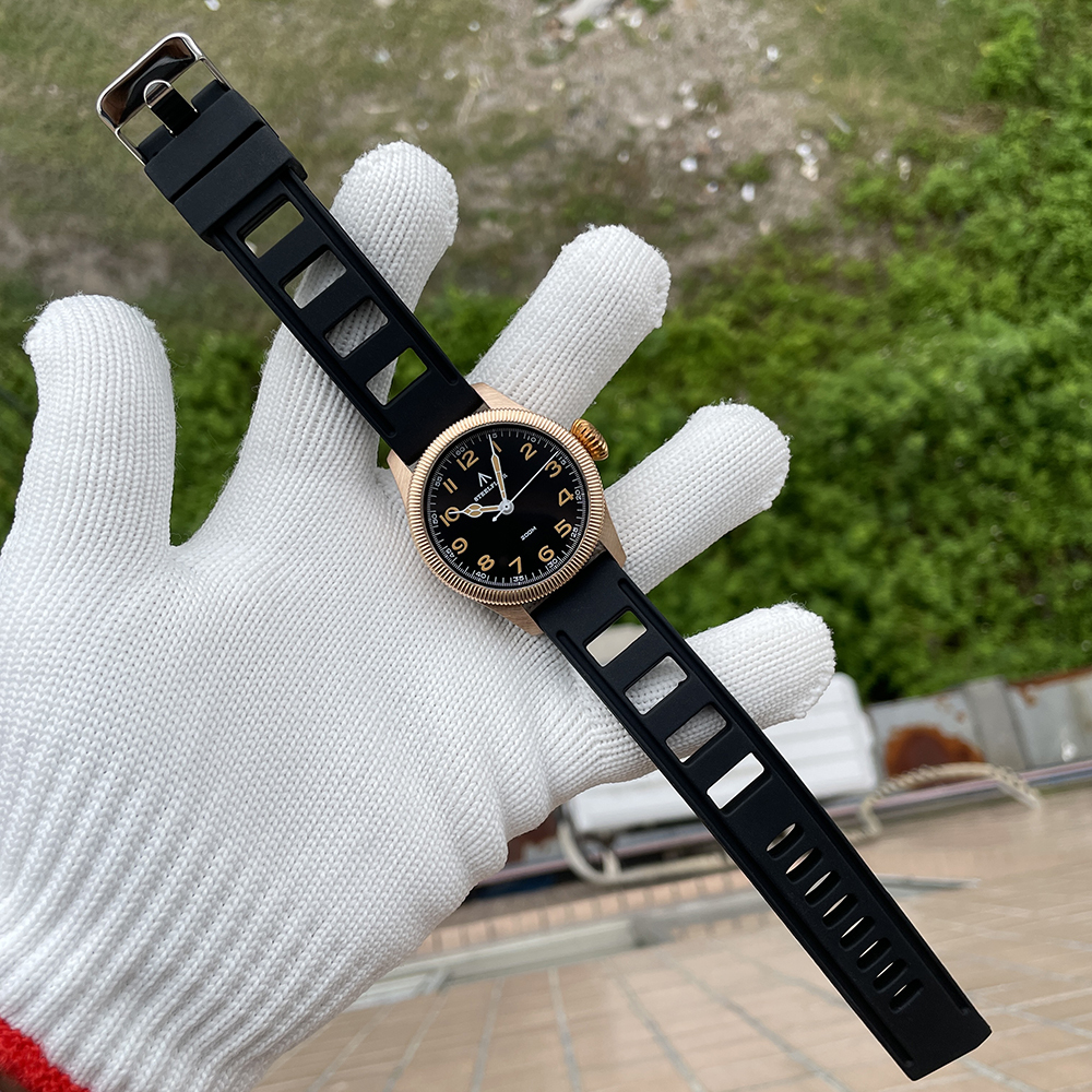 STEELFLIER Official SF741S Bronze Dive Pilot Sapphire Mirror Swiss Luminous 20Bar Waterproof VH31 Mute Movt Luxury Quartz Watch