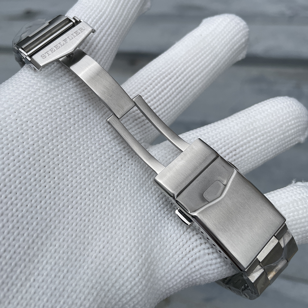 STEELFLIER Official SF793 Luxury GMT Mechanical Wristwatch Steel Bezel NH34 Movement Super Luminous 20Bar Waterproof Dive Watch