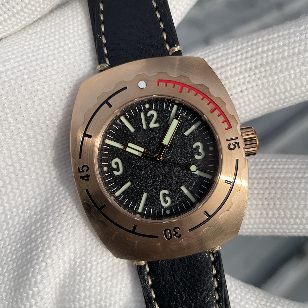 STEELFLIER Official SF769S Bronze Wristwatch Super Luminous 50Bar Waterproof NH35 Automatic Movement Luxury Mechanical Watches