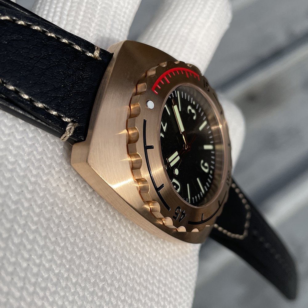 STEELFLIER Official SF769S Bronze Wristwatch Super Luminous 50Bar Waterproof NH35 Automatic Movement Luxury Mechanical Watches