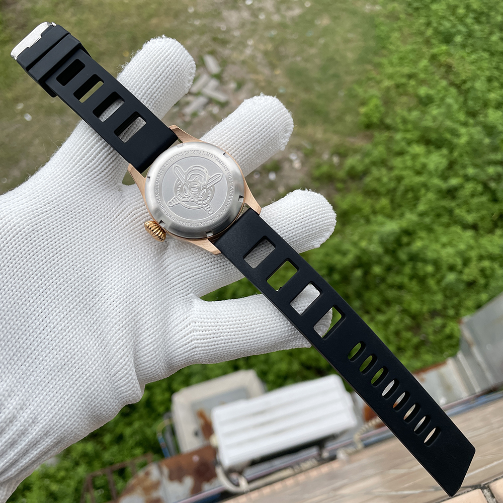 STEELFLIER Official SF741S Bronze Dive Pilot Sapphire Mirror Swiss Luminous 20Bar Waterproof VH31 Mute Movt Luxury Quartz Watch