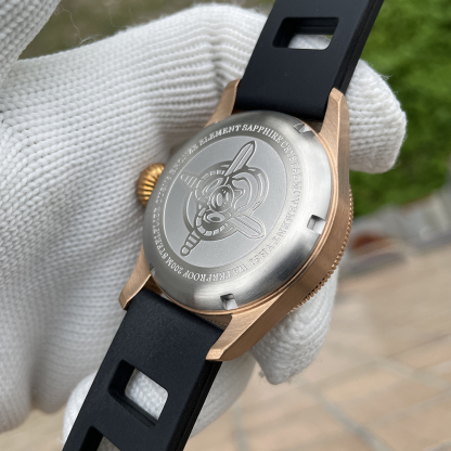 STEELFLIER Official SF741S Bronze Dive Pilot Sapphire Mirror Swiss Luminous 20Bar Waterproof VH31 Mute Movt Luxury Quartz Watch