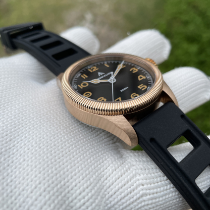 STEELFLIER Official SF741S Bronze Dive Pilot Sapphire Mirror Swiss Luminous 20Bar Waterproof VH31 Mute Movt Luxury Quartz Watch