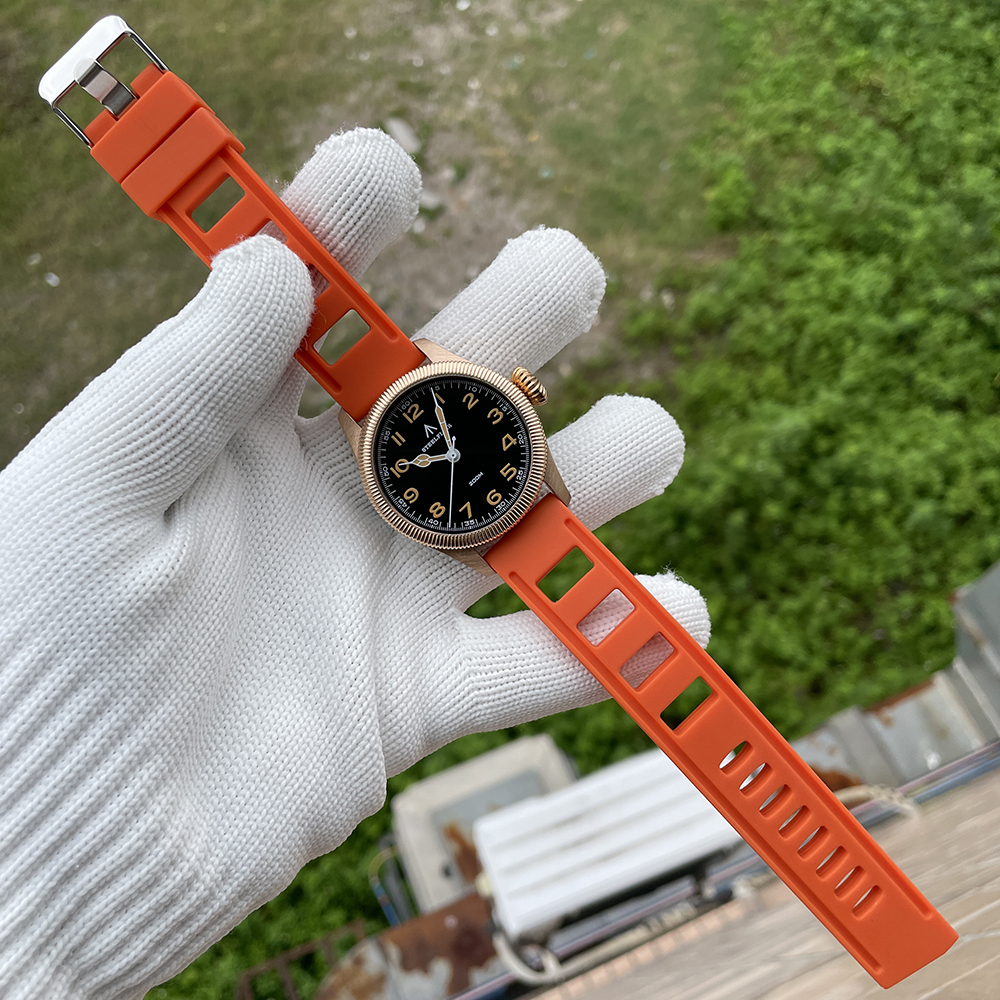 STEELFLIER Official SF741S Bronze Dive Pilot Sapphire Mirror Swiss Luminous 20Bar Waterproof VH31 Mute Movt Luxury Quartz Watch