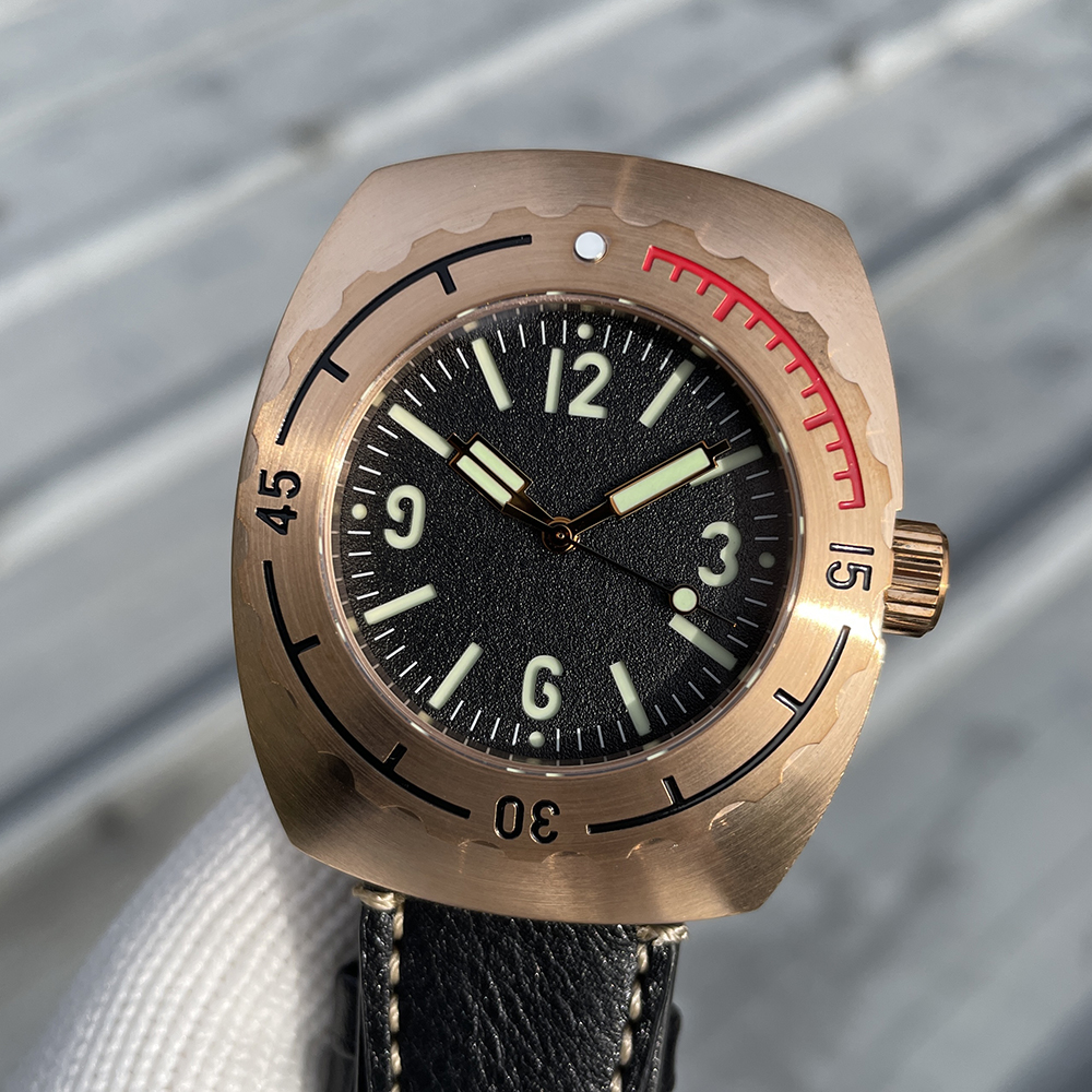 STEELFLIER Official SF769S Bronze Wristwatch Super Luminous 50Bar Waterproof NH35 Automatic Movement Luxury Mechanical Watches