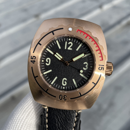 STEELFLIER Official SF769S Bronze Wristwatch Super Luminous 50Bar Waterproof NH35 Automatic Movement Luxury Mechanical Watches