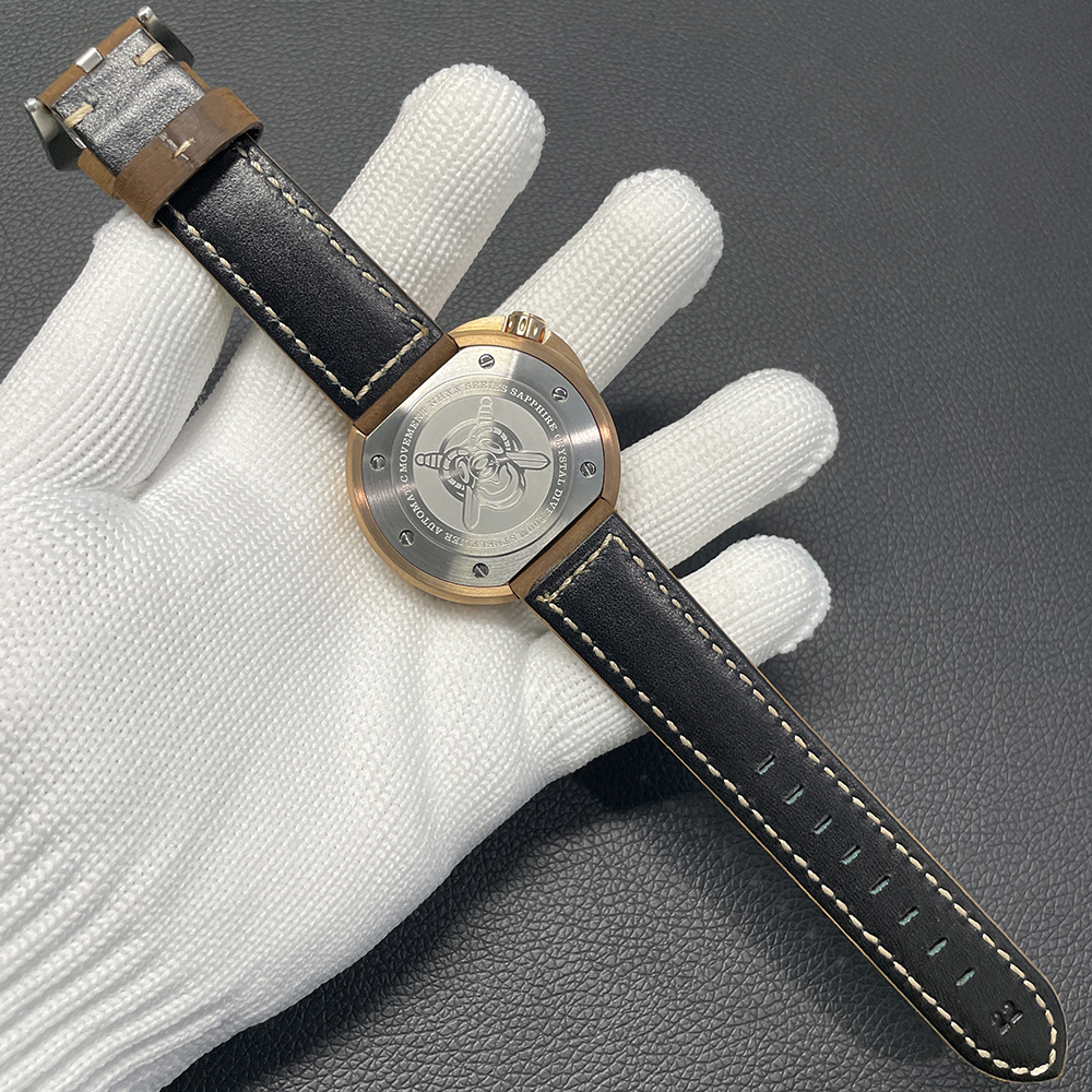 STEELFLIER Official SF762S Bronze Men Mechanical Watch Japan NH35 Movement Super Luminous 20Bar Waterproof Vintage Diver Wristwatch