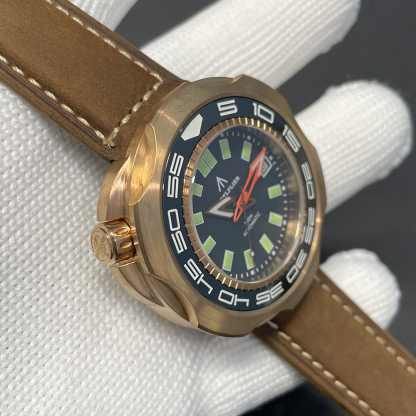 STEELFLIER Official SF762S Bronze Men Mechanical Watch Japan NH35 Movement Super Luminous 20Bar Waterproof Vintage Diver Wristwatch