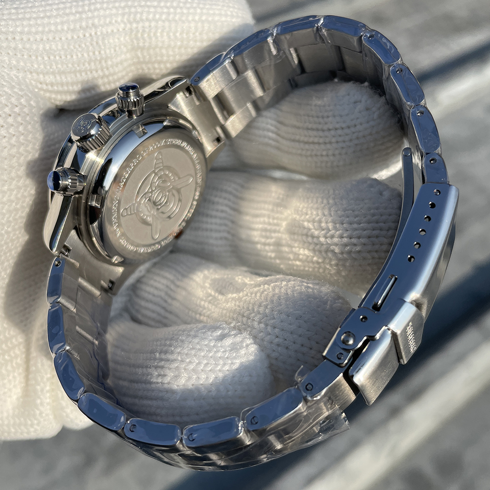 STEELFLIER Official SF733 New Arrival Luxury Quartz Wristwatch Timepiece VK63 Mute Movement BGW9 Luminous 200M Waterproof Watch