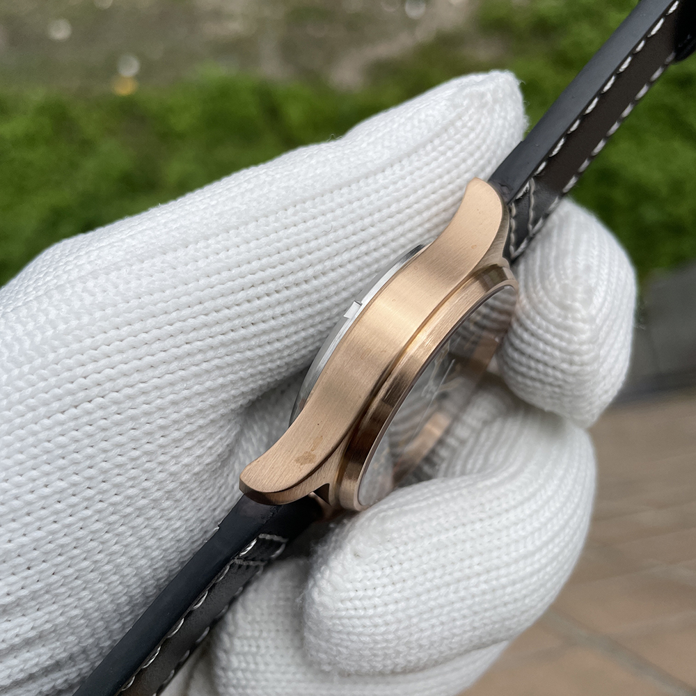 STEELFLIER SF740VS Swiss Super Luminous VH31 Movement Bronze Watch Synthetic Sapphire Mirror 200 Meters Waterproof Men's Watch