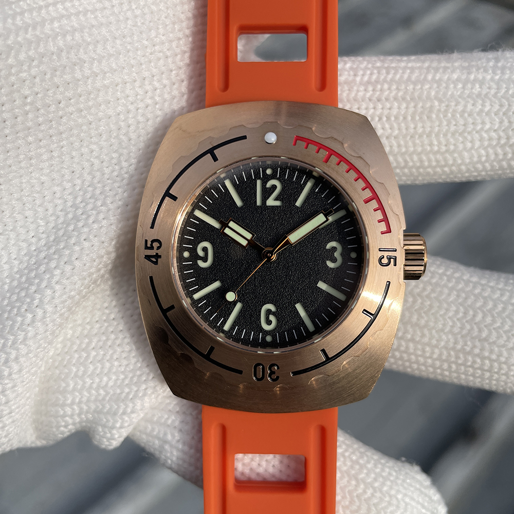 STEELFLIER Official SF769S Bronze Wristwatch Super Luminous 50Bar Waterproof NH35 Automatic Movement Luxury Mechanical Watches