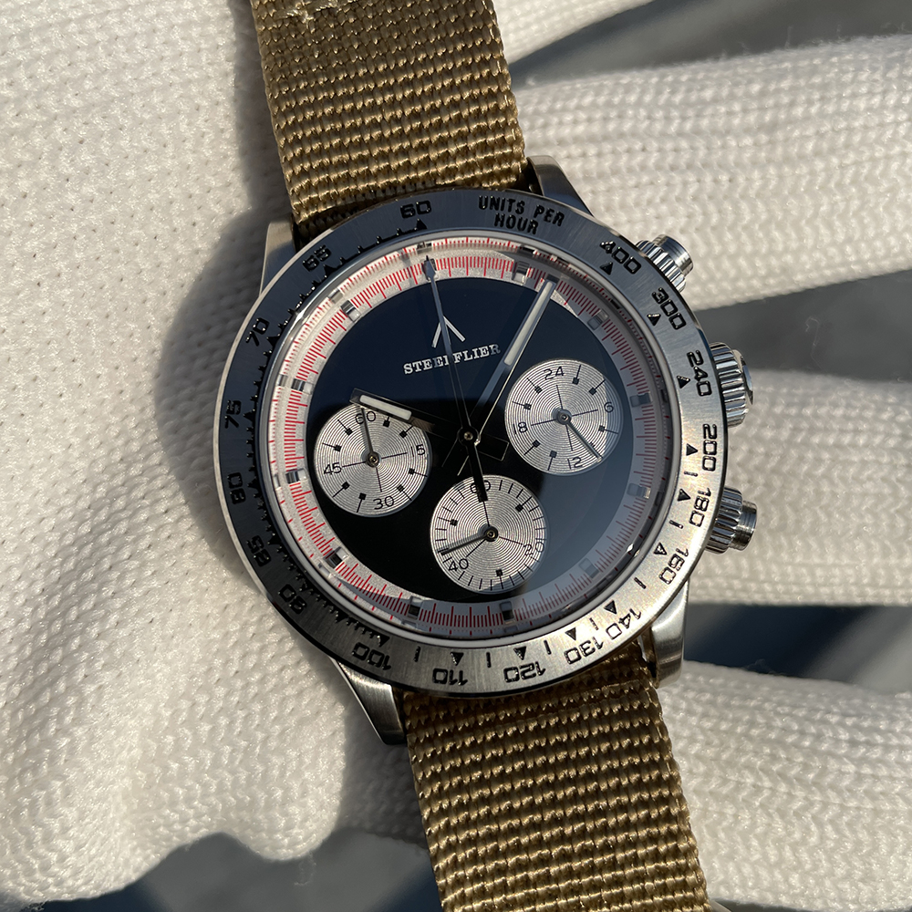 STEELFLIER Official SF733 New Arrival Luxury Quartz Wristwatch Timepiece VK63 Mute Movement BGW9 Luminous 200M Waterproof Watch