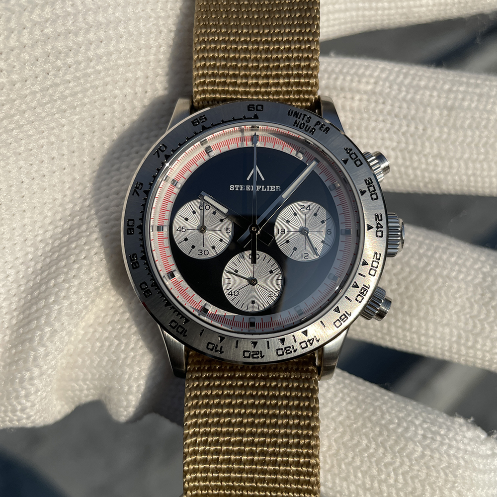 STEELFLIER Official SF733 New Arrival Luxury Quartz Wristwatch Timepiece VK63 Mute Movement BGW9 Luminous 200M Waterproof Watch