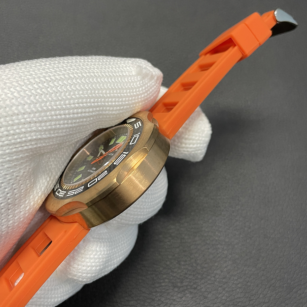 STEELFLIER Official SF762S Bronze Men Mechanical Watch Japan NH35 Movement Super Luminous 20Bar Waterproof Vintage Diver Wristwatch
