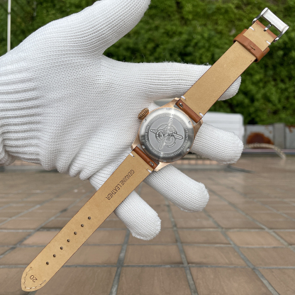 STEELFLIER SF740VS Swiss Super Luminous VH31 Movement Bronze Watch Synthetic Sapphire Mirror 200 Meters Waterproof Men's Watch