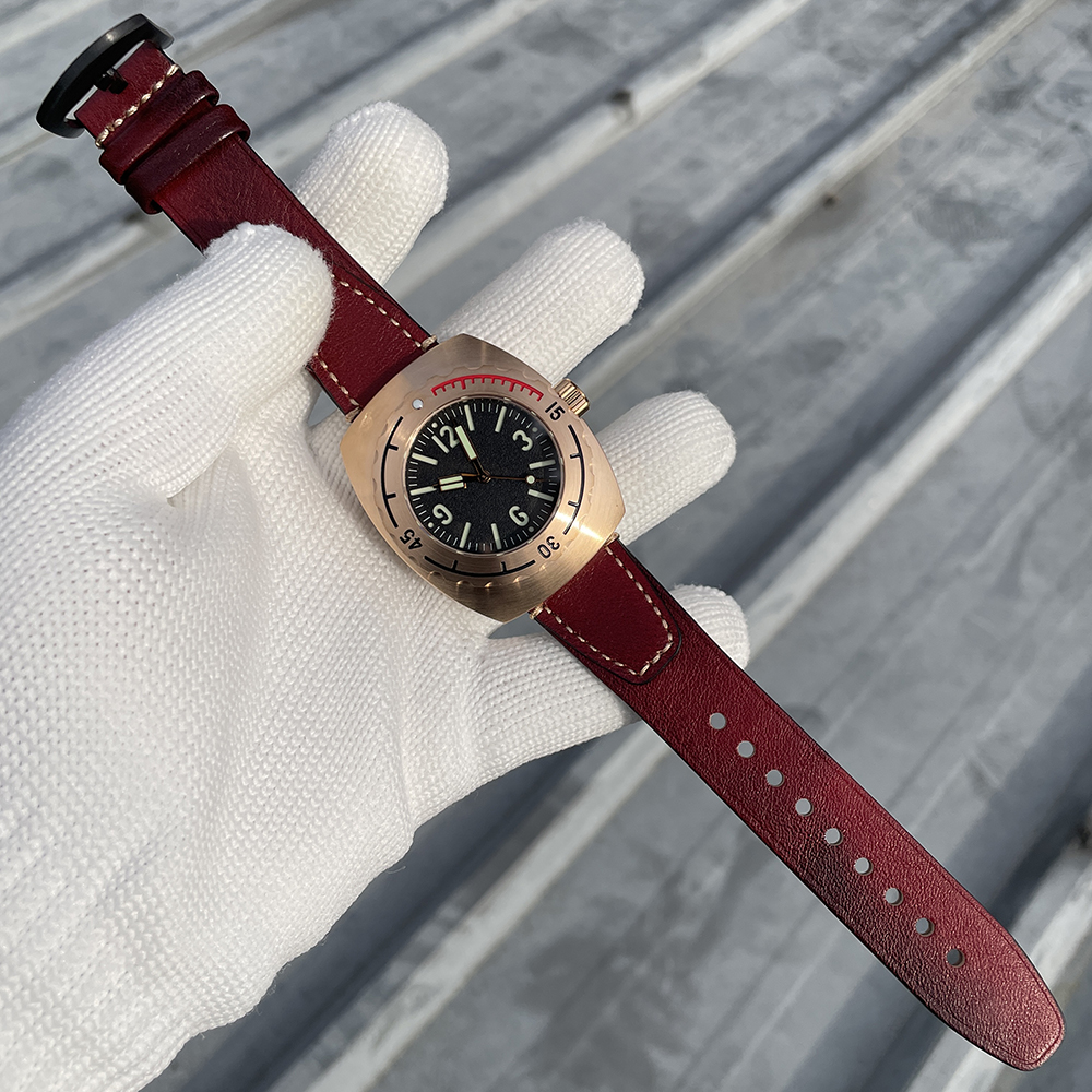 STEELFLIER Official SF769S Bronze Wristwatch Super Luminous 50Bar Waterproof NH35 Automatic Movement Luxury Mechanical Watches