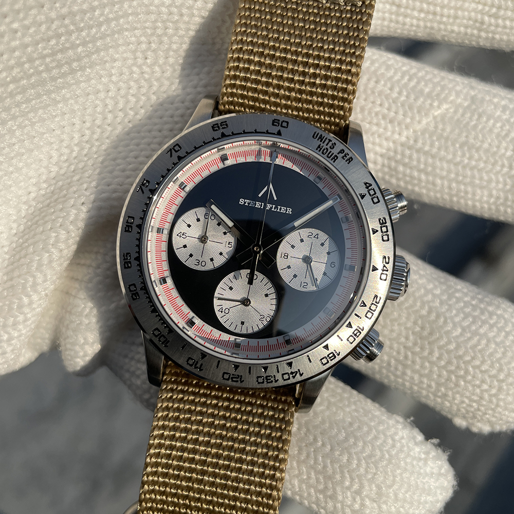 STEELFLIER Official SF733 New Arrival Luxury Quartz Wristwatch Timepiece VK63 Mute Movement BGW9 Luminous 200M Waterproof Watch