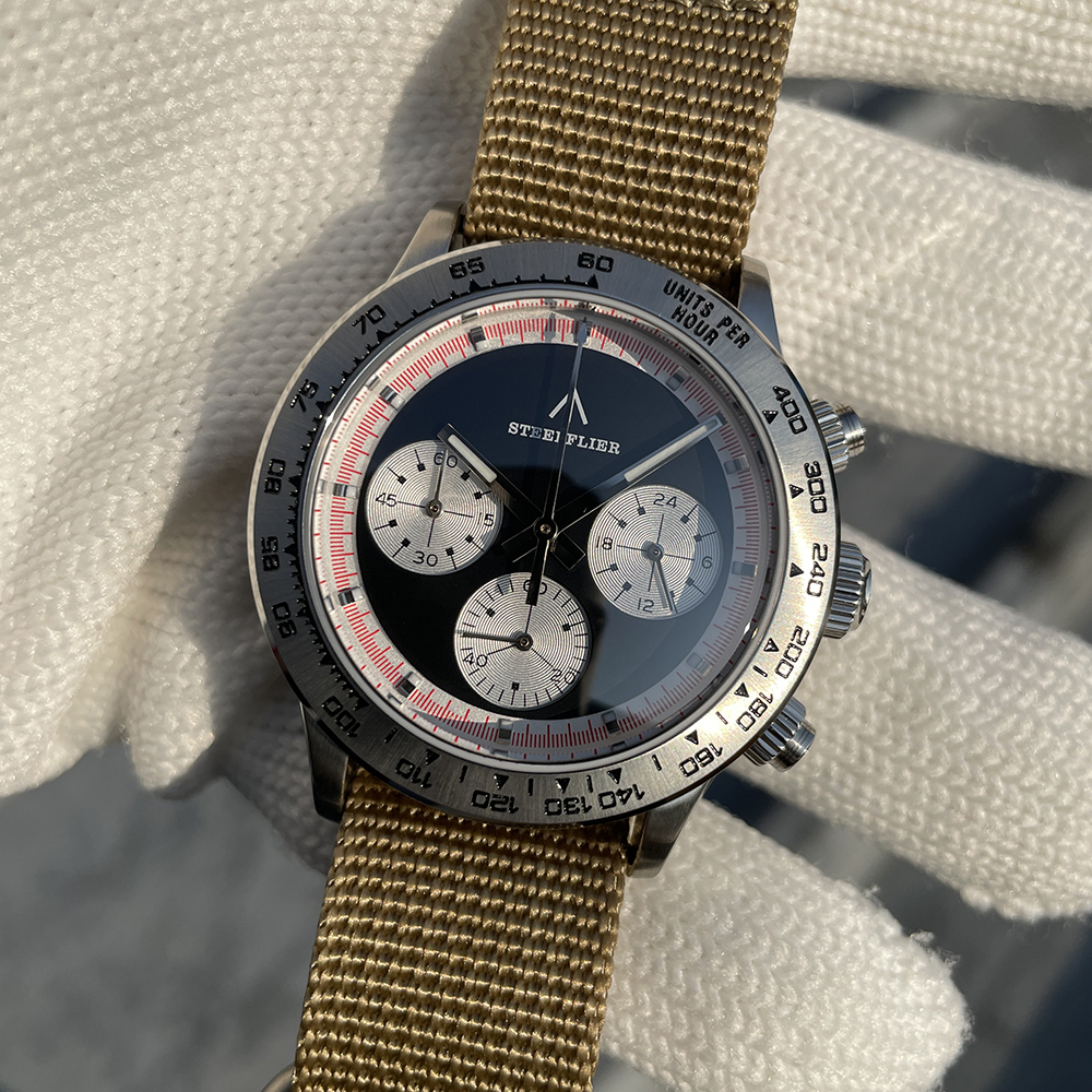 STEELFLIER Official SF733 New Arrival Luxury Quartz Wristwatch Timepiece VK63 Mute Movement BGW9 Luminous 200M Waterproof Watch