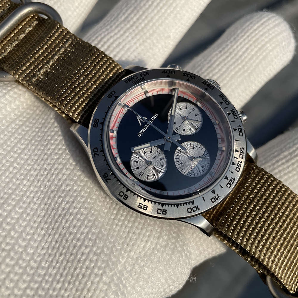 STEELFLIER Official SF733 New Arrival Luxury Quartz Wristwatch Timepiece VK63 Mute Movement BGW9 Luminous 200M Waterproof Watch