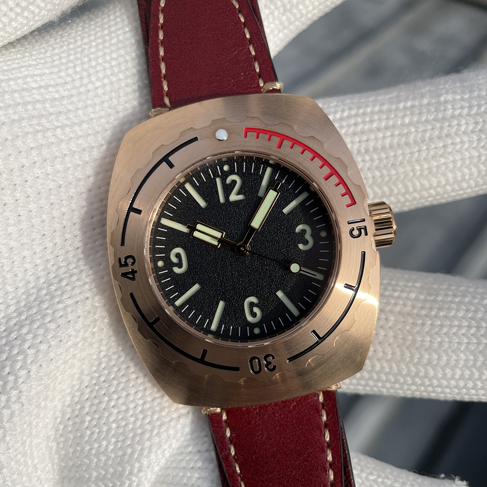 STEELFLIER Official SF769S Bronze Wristwatch Super Luminous 50Bar Waterproof NH35 Automatic Movement Luxury Mechanical Watches