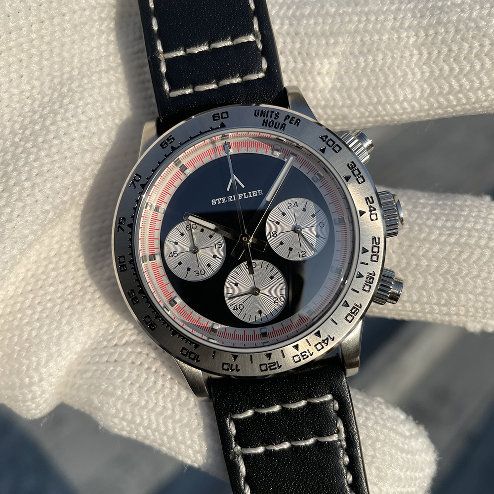 STEELFLIER Official SF733 New Arrival Luxury Quartz Wristwatch Timepiece VK63 Mute Movement BGW9 Luminous 200M Waterproof Watch