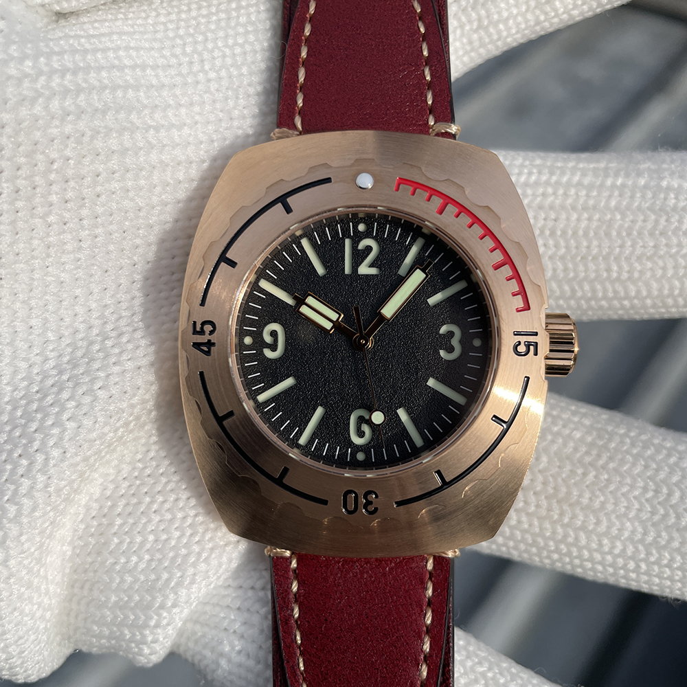 STEELFLIER Official SF769S Bronze Wristwatch Super Luminous 50Bar Waterproof NH35 Automatic Movement Luxury Mechanical Watches