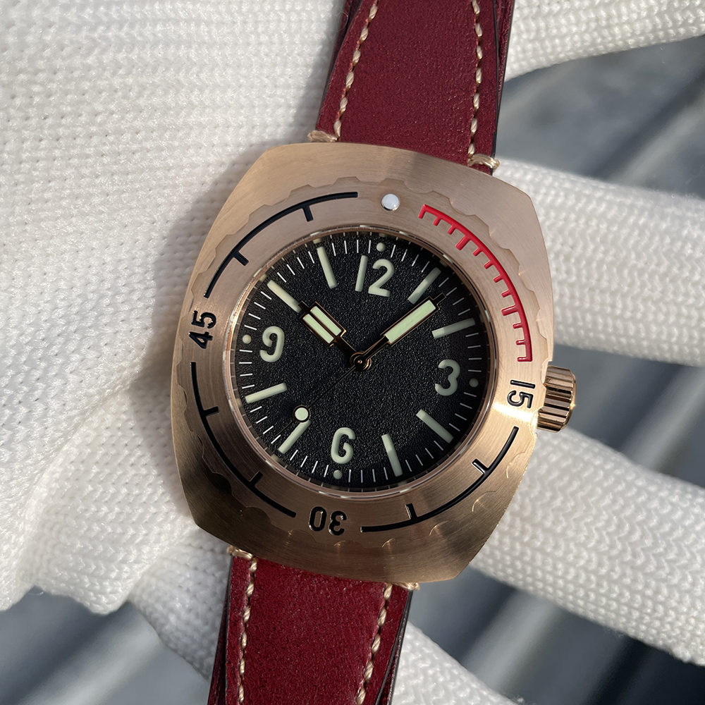 STEELFLIER Official SF769S Bronze Wristwatch Super Luminous 50Bar Waterproof NH35 Automatic Movement Luxury Mechanical Watches