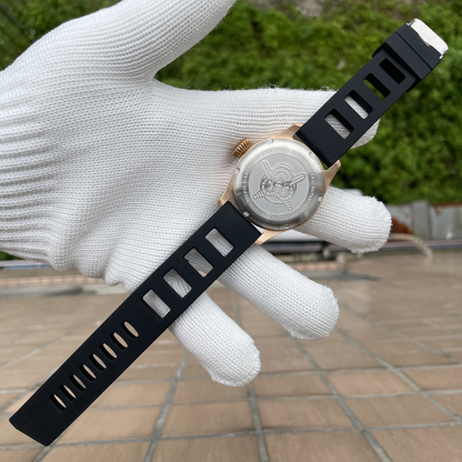 STEELFLIER SF740VS Swiss Super Luminous VH31 Movement Bronze Watch Synthetic Sapphire Mirror 200 Meters Waterproof Men's Watch