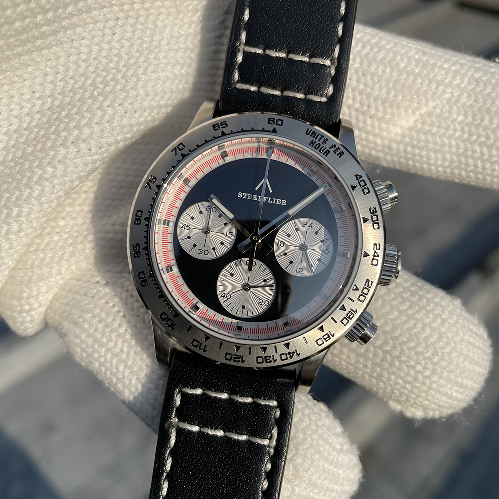 STEELFLIER Official SF733 New Arrival Luxury Quartz Wristwatch Timepiece VK63 Mute Movement BGW9 Luminous 200M Waterproof Watch