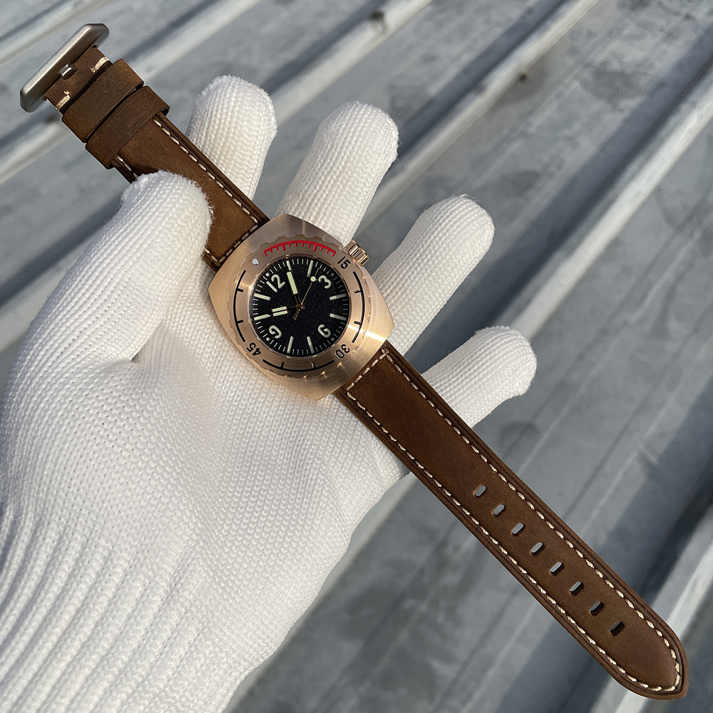 STEELFLIER Official SF769S Bronze Wristwatch Super Luminous 50Bar Waterproof NH35 Automatic Movement Luxury Mechanical Watches