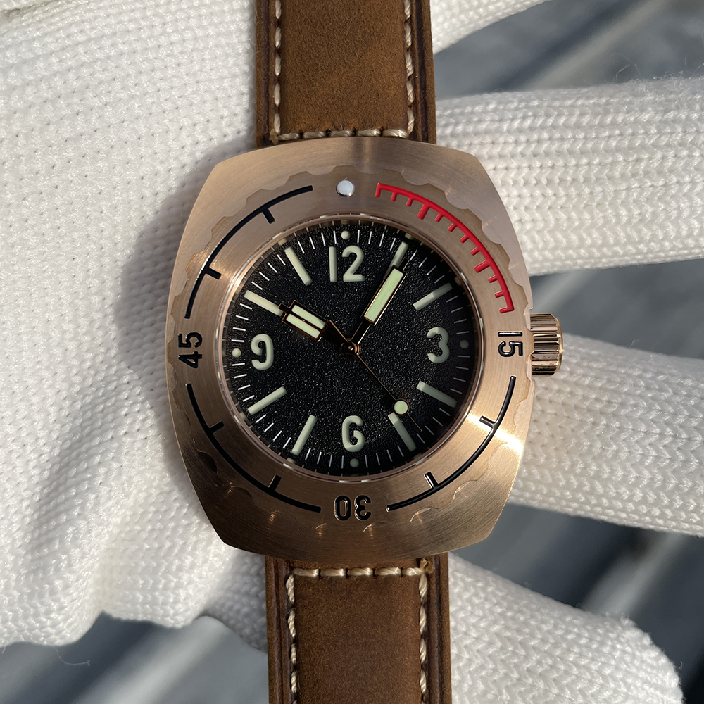 STEELFLIER Official SF769S Bronze Wristwatch Super Luminous 50Bar Waterproof NH35 Automatic Movement Luxury Mechanical Watches