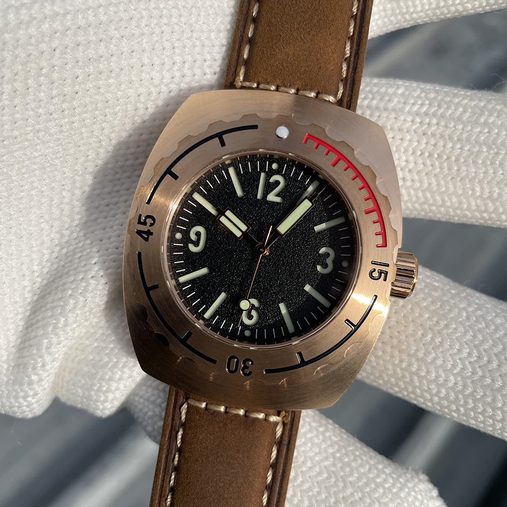 STEELFLIER Official SF769S Bronze Wristwatch Super Luminous 50Bar Waterproof NH35 Automatic Movement Luxury Mechanical Watches