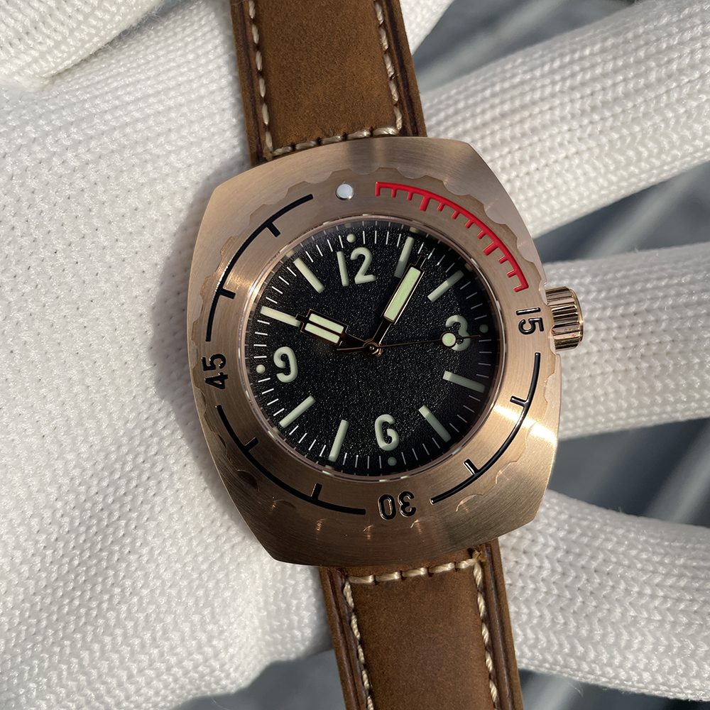 STEELFLIER Official SF769S Bronze Wristwatch Super Luminous 50Bar Waterproof NH35 Automatic Movement Luxury Mechanical Watches