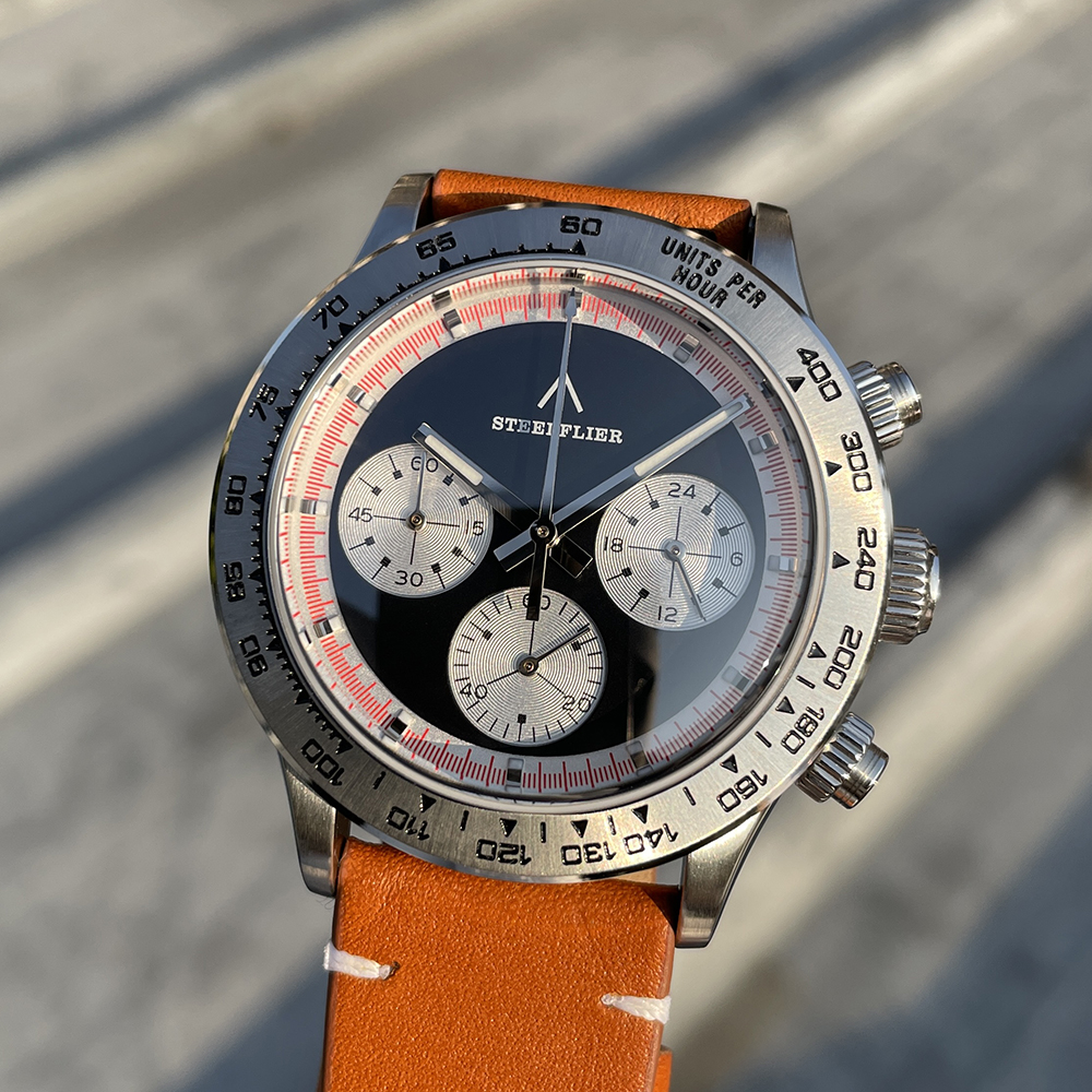 STEELFLIER Official SF733 New Arrival Luxury Quartz Wristwatch Timepiece VK63 Mute Movement BGW9 Luminous 200M Waterproof Watch