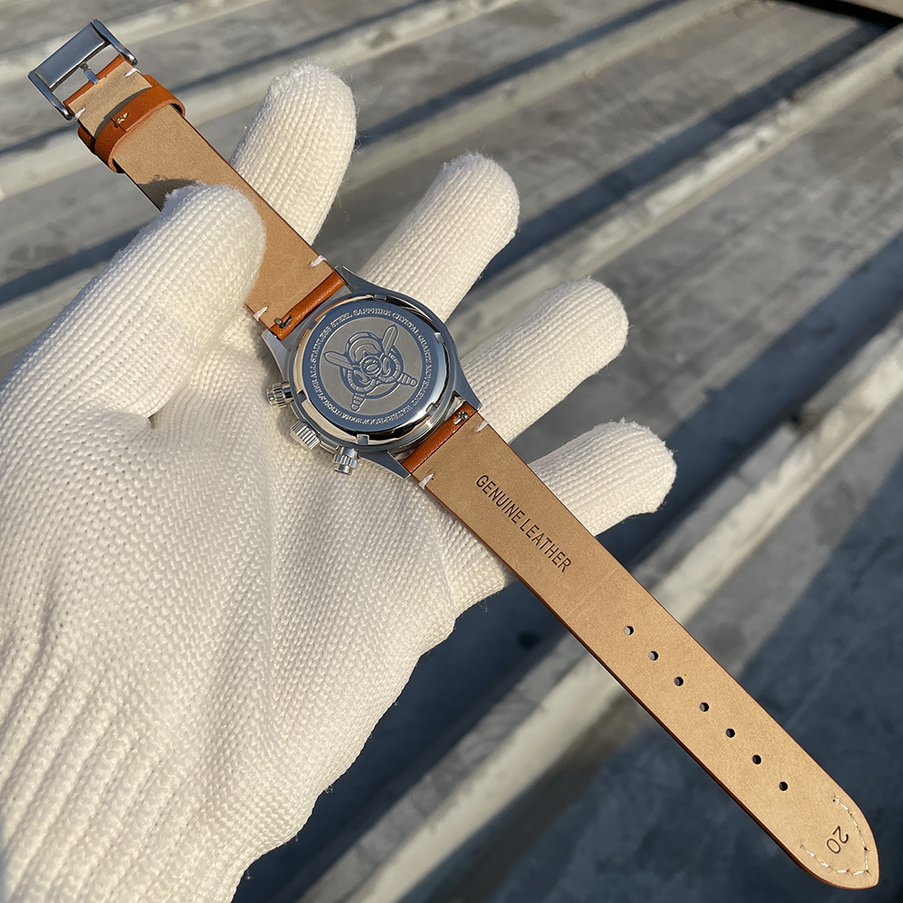 STEELFLIER Official SF733 New Arrival Luxury Quartz Wristwatch Timepiece VK63 Mute Movement BGW9 Luminous 200M Waterproof Watch