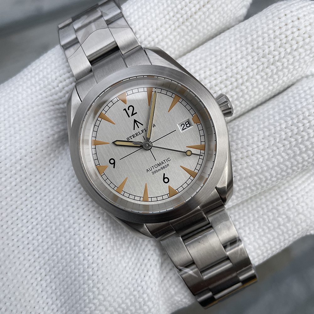 STEELFLIER SF751-BS Luxury Fashion Mechanical Watch NH35 Movement Super Luminous Dive Watch 20Bar Waterproof Men's Classic Wristwatch