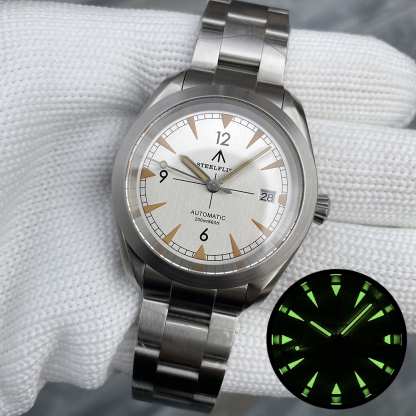 STEELFLIER SF751-BS Luxury Fashion Mechanical Watch NH35 Movement Super Luminous Dive Watch 20Bar Waterproof Men's Classic Wristwatch