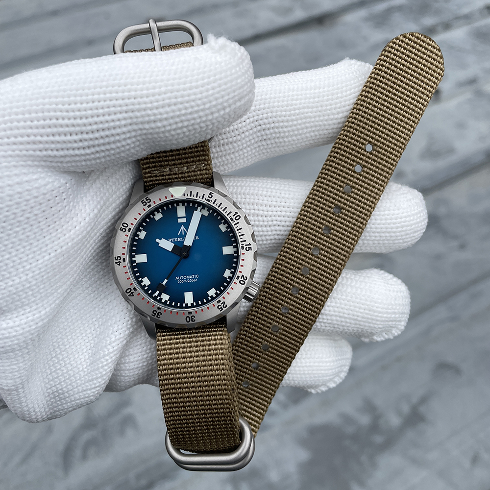 STEELFLIER SF755U Mechanical Wristwatches Sapphire Crystal NH35 Movement Super Luminous 20Bar Waterproof New Arrival Dive Watch