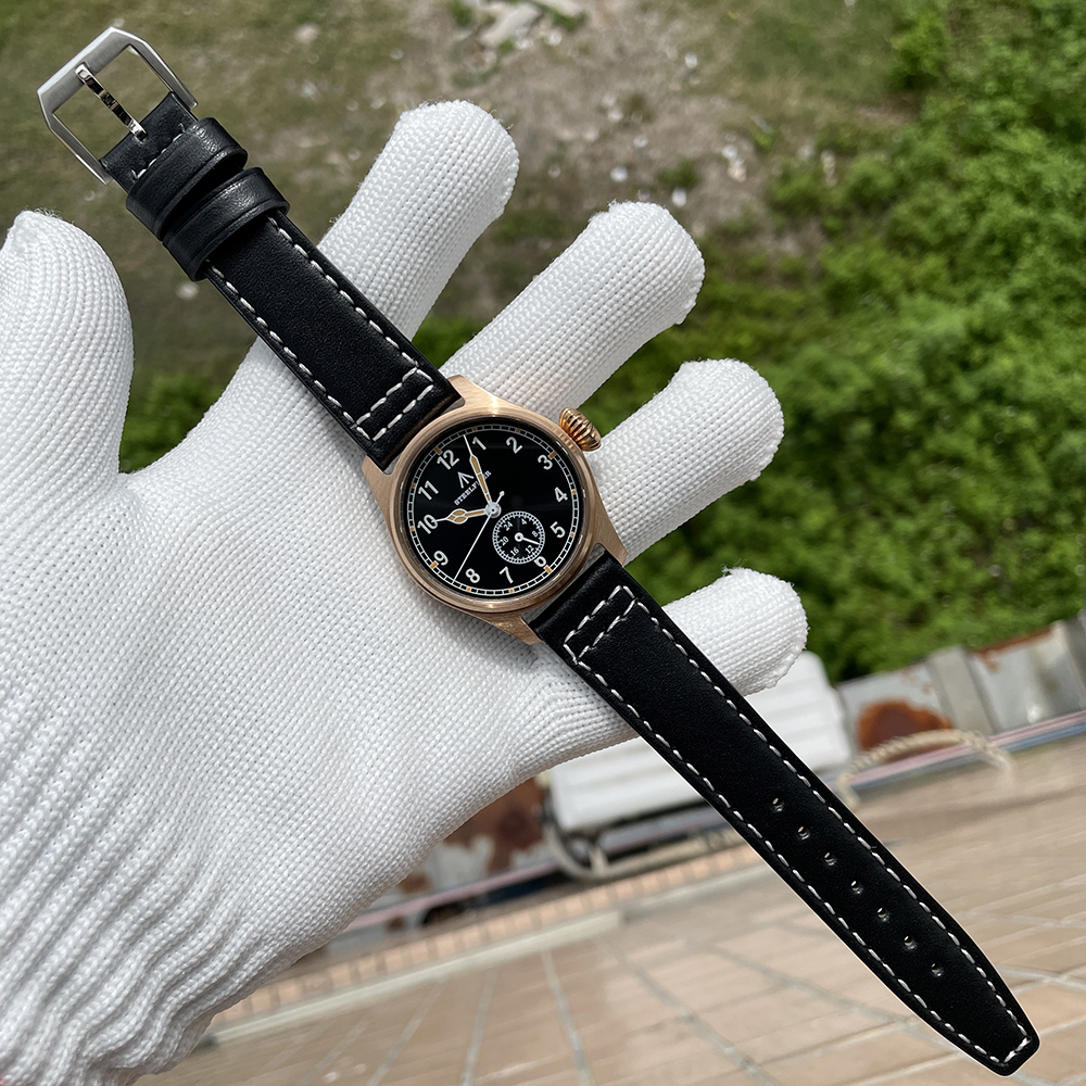 STEELFLIER Official SF746S Men Quartz Bronze Watch Sapphire Mirror VH60 Movt Swiss Luminous 20Bar Waterproof Sports Wristwatches