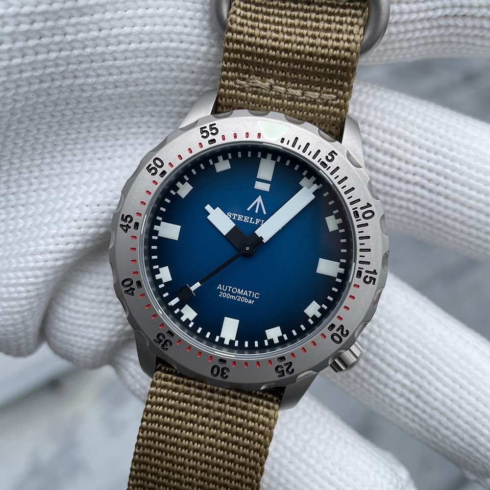 STEELFLIER SF755U Mechanical Wristwatches Sapphire Crystal NH35 Movement Super Luminous 20Bar Waterproof New Arrival Dive Watch